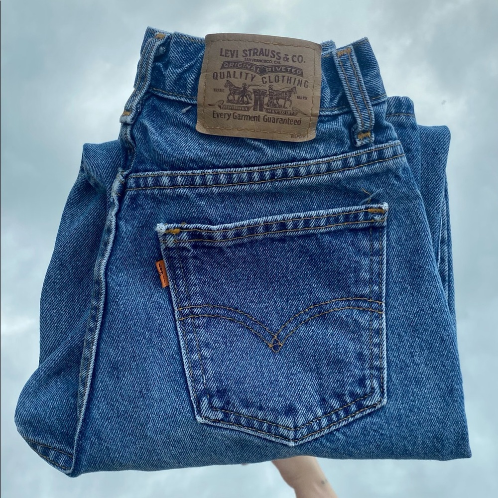orange tab levi’s
